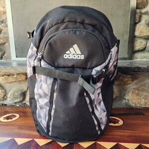 Adidas Black/Gray Youth Baseball Backpack